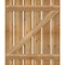 Ekena Millwork Spaced Board-n-Batten Shutters w/Z-Bar, Rough Sawn Western Red Cedar, 34 3/4W x 41H, PR RBS06Z35X041RWR - alternate 5